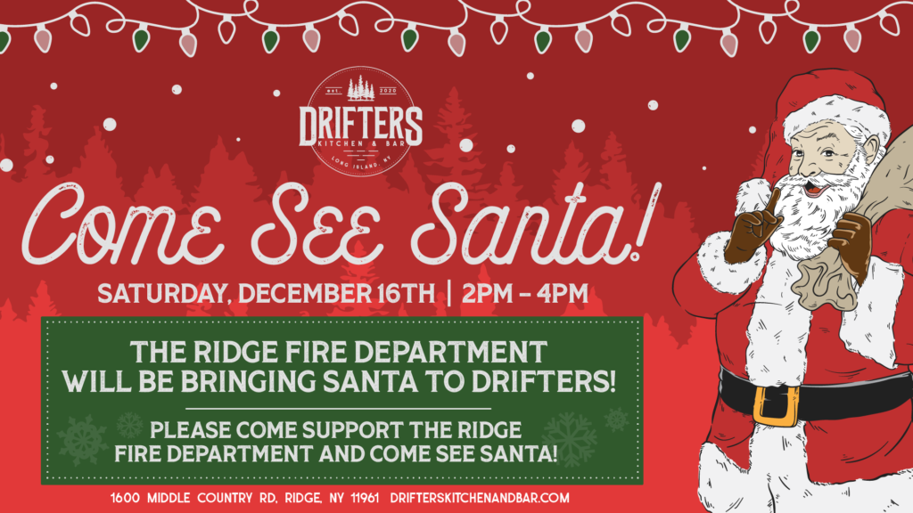 Come and see santa at ridge flyer